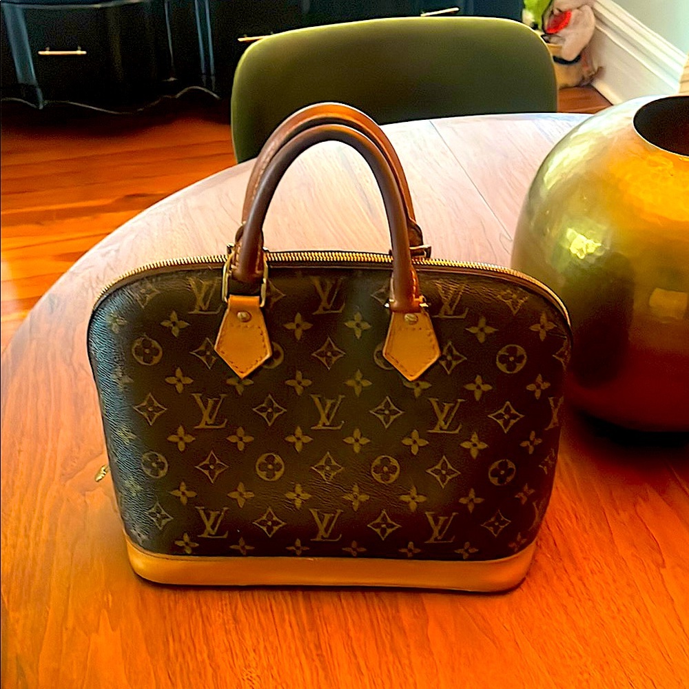 Louis Vuitton Brown Monogram Alma Tote